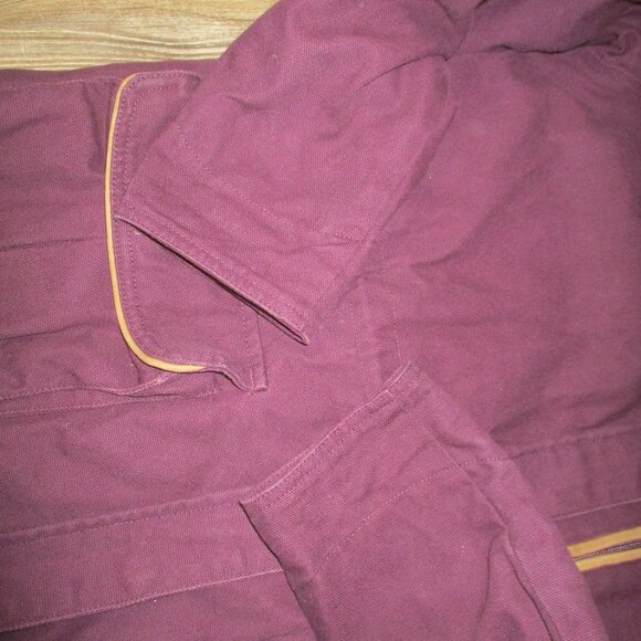 Womens Cabela’s Purple Chore Work Coat Sz Medium Barncore Farmcore Streetwear - Picture 11 of 11